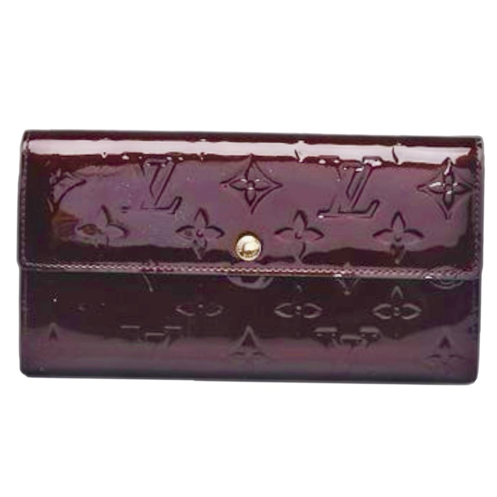 Authentic Louis Vuitton Amarante Vernis Sarah wallet - Picture 2 of 7